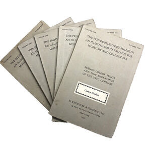 Print Collector's Bulletin/Engravings, 1930s Woodcuts Etchings Knoedler Set of 5